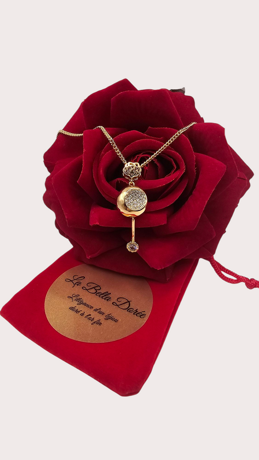 Collier Équilibre Divin - Doré à l'or fin - La Bella Dorée