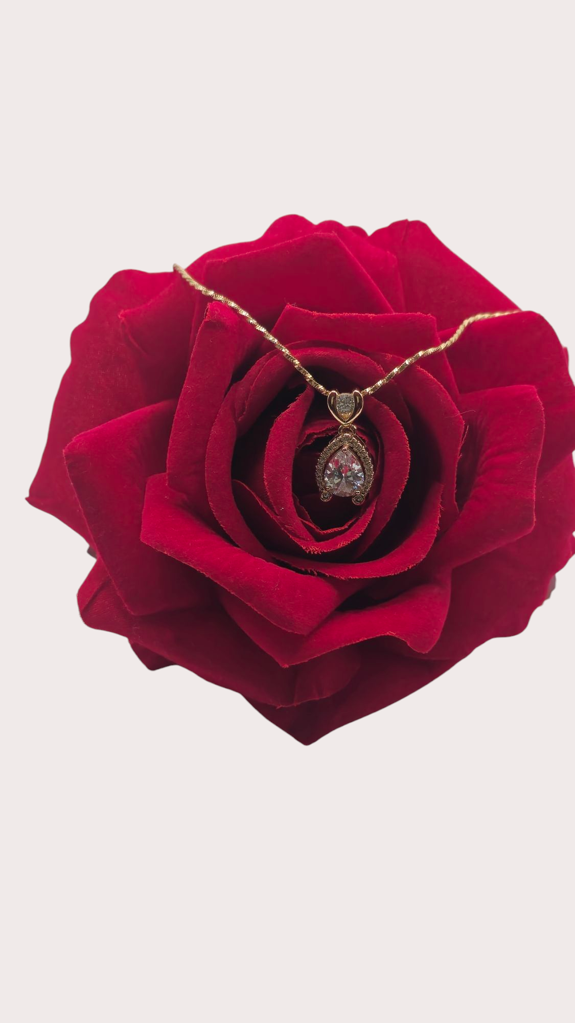 Collier Goutte d'Éclat - Doré à l'or fin - La Bella Dorée