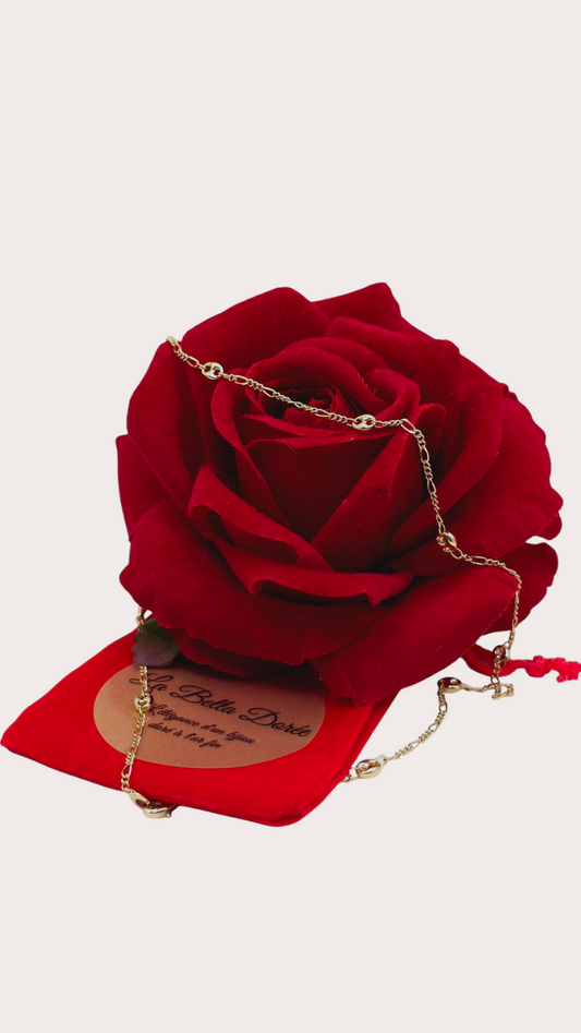 Collier Grains de Café - Doré à l'or fin - La Bella Dorée