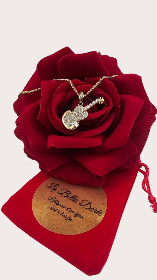 Collier Mélodie Éclatante - Doré à l'or fin - La Bella Dorée