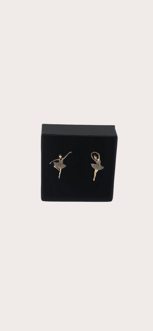 Boucles d'oreilles Danse Étoilée détail - Doré à L'or fin - La Bella Dorée