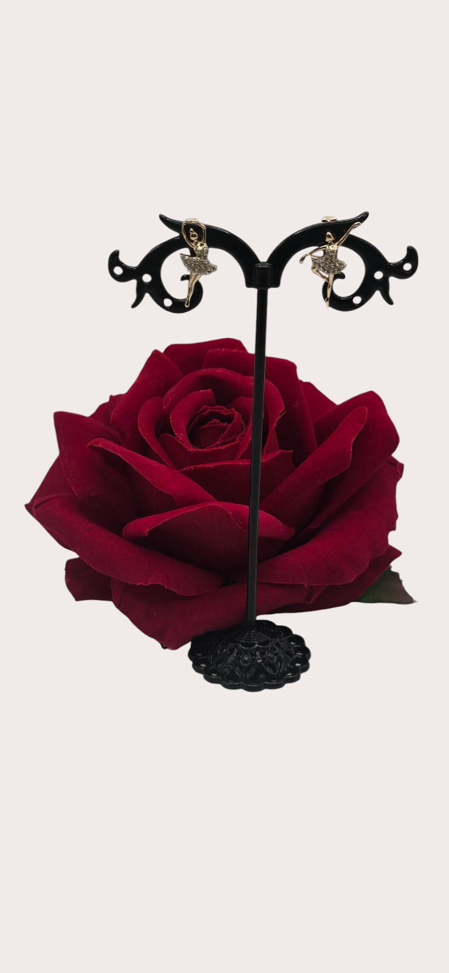 Boucles d'oreilles Danse Étoilée portées - Doré à L'or fin - La Bella Dorée