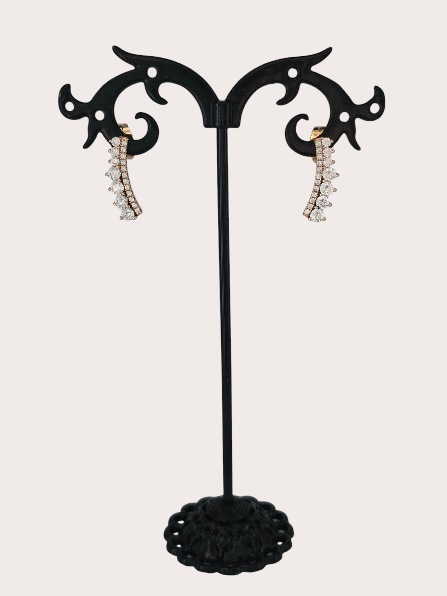 Boucles d'oreilles Éclat Céleste - Doré à l'or fin - La Bella Dorée