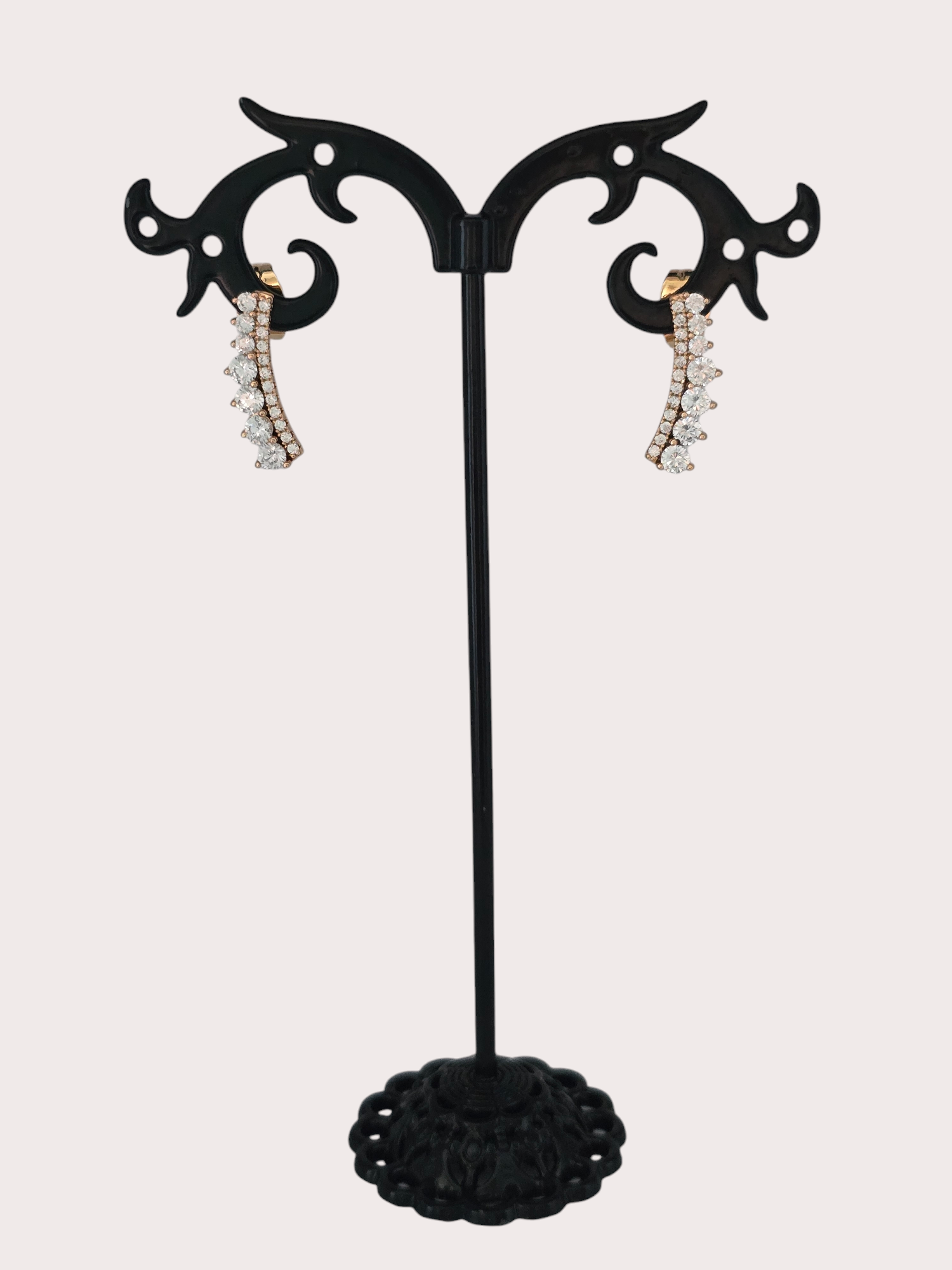 Boucles d'oreilles Éclat Céleste - Doré à l'or fin - La Bella Dorée