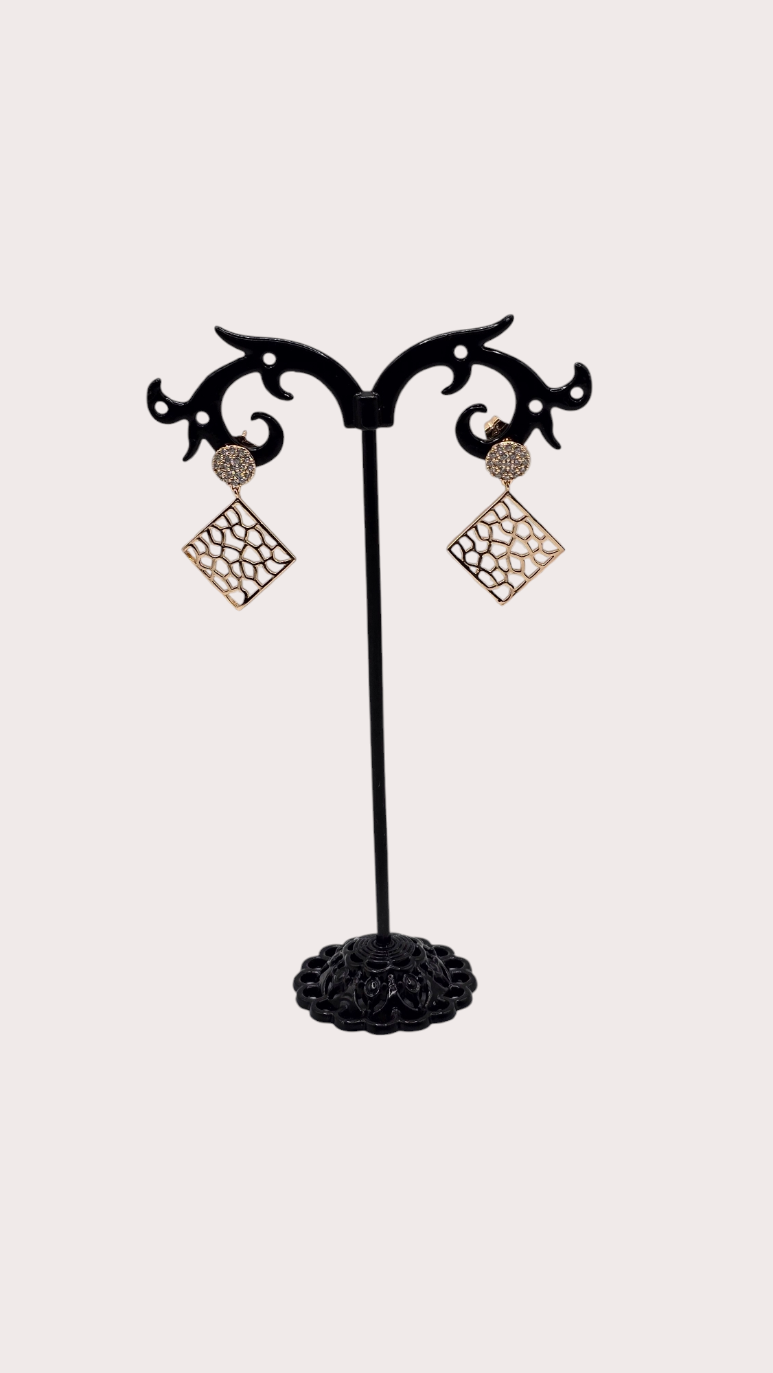 Boucles d'oreilles Éclat Précieux doré à l'or fin - La Bella Dorée