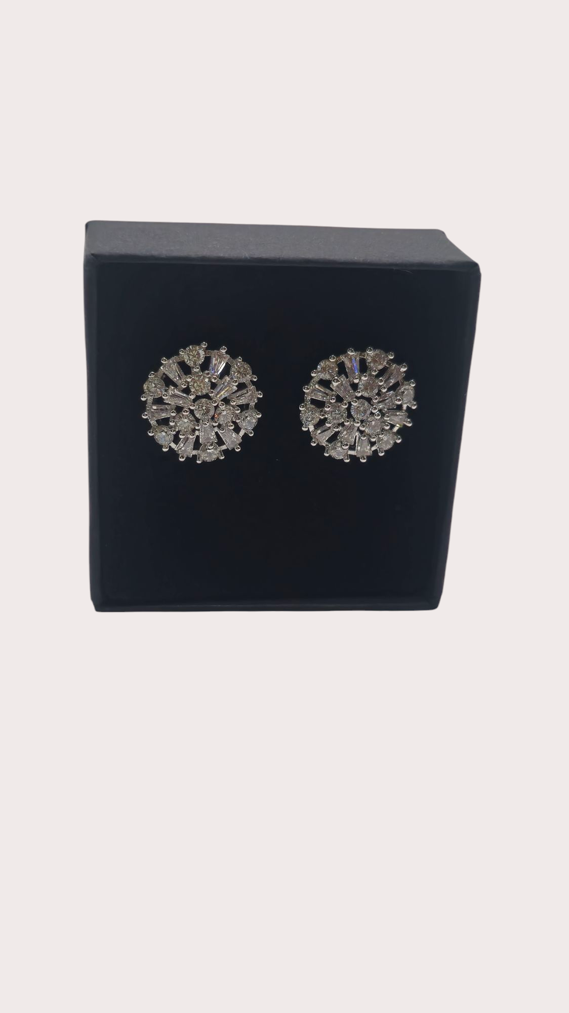 Boucles d'oreilles Éclat Stellaire détail zirconium - Doré à l'or fin argenté - La Bella Dorée