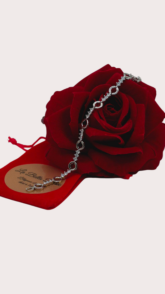 Bracelet Belle Éclat argenté - Doré à l'or fin - La Bella Dorée