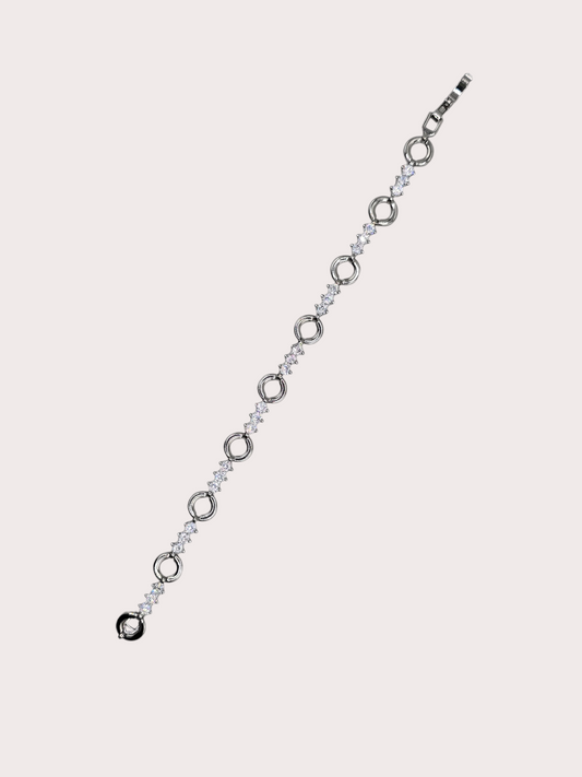 Bracelet Belle Éclat détail fermoir argenté - Doré à l'or fin - La Bella Dorée