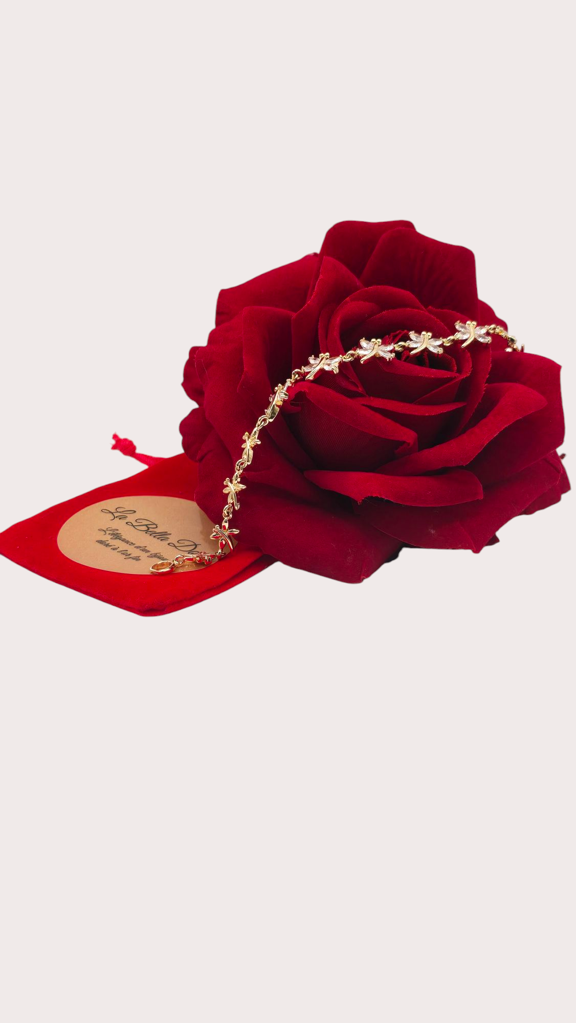 Bracelet Danse des Libellules - Doré à l'or fin - La Bella Dorée