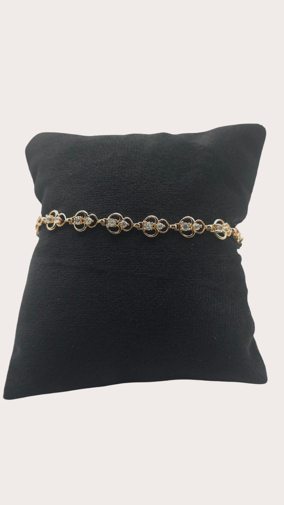 Bracelet Éclat D'or portée - Doré à l'or fin - La Bella Dorée