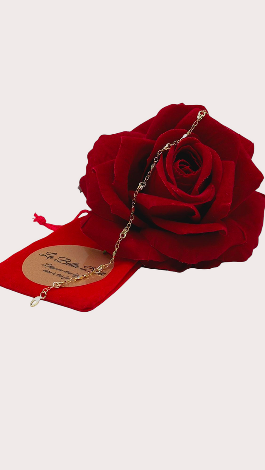 Bracelet Élégance Minimaliste - Doré à l'or fin - La Bella Dorée