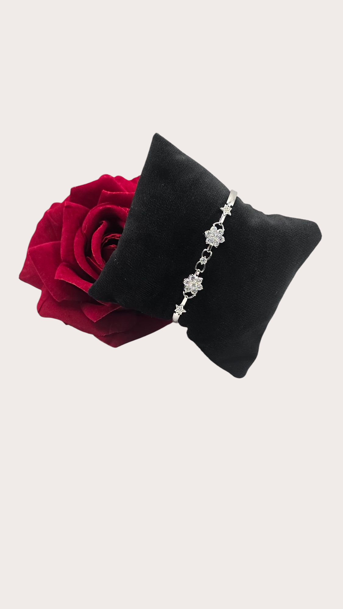 Bracelet Étoile Mystique argenté zoom zirconiums - Doré à l'or fin - La Bella Dorée