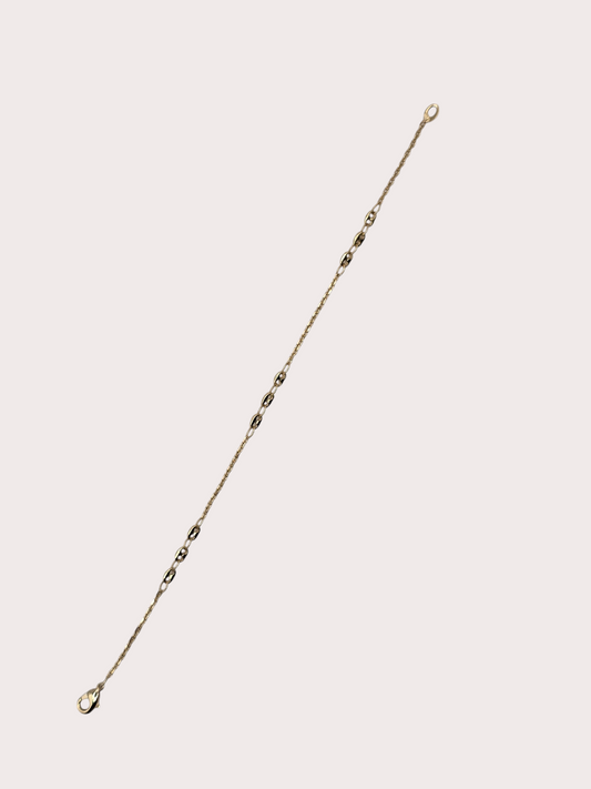 Bracelet Grains de Café Élégance détail fermoir - Doré à l'or fin - La Bella Dorée