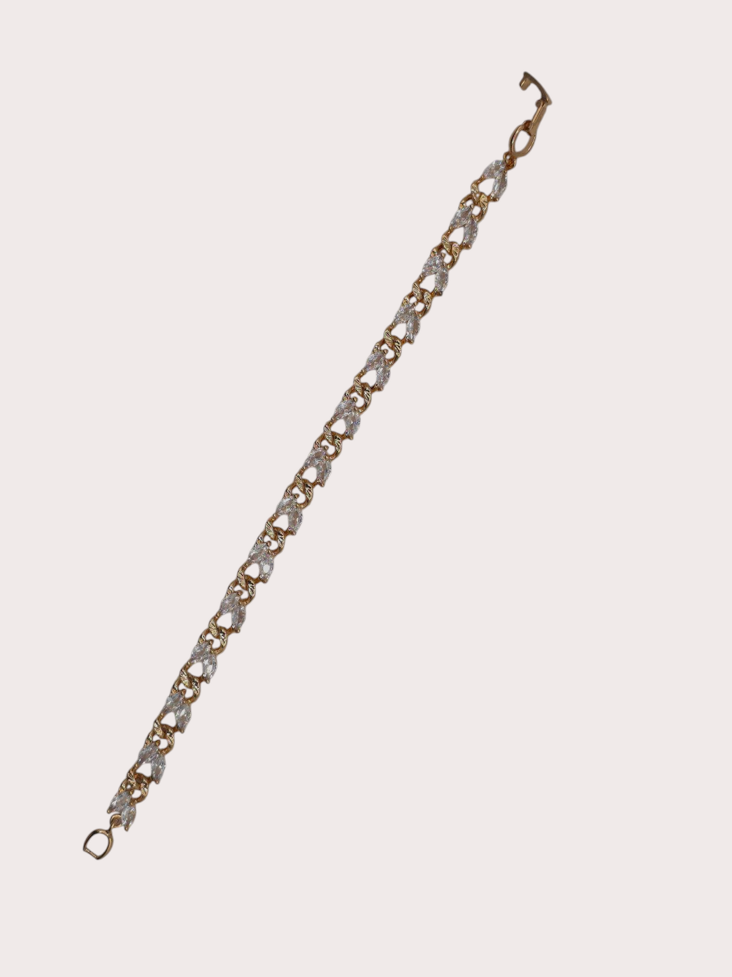 Bracelet Lumière d'Azur détail fermoir - Doré à l'or fin - La Bella Dorée