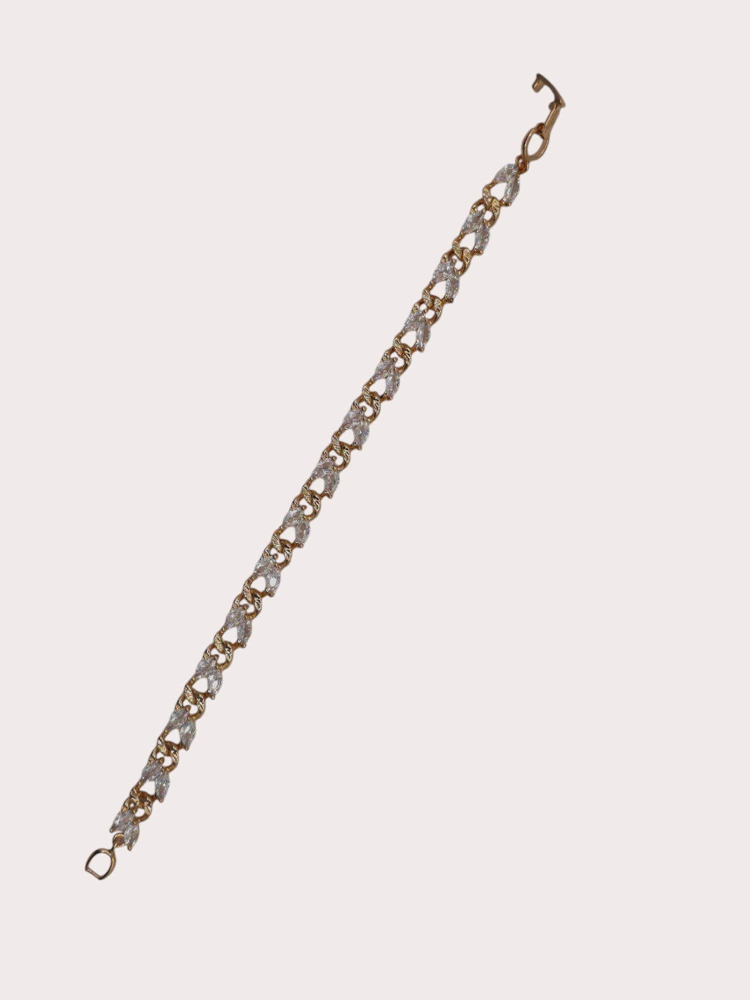 Bracelet Lumière d'Azur détail fermoir - Doré à l'or fin - La Bella Dorée