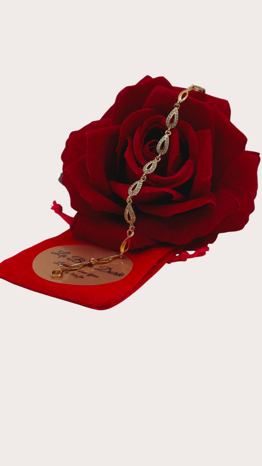 Bracelet Promesse D'or  - Doré à l'or fin - La Bella Dorée