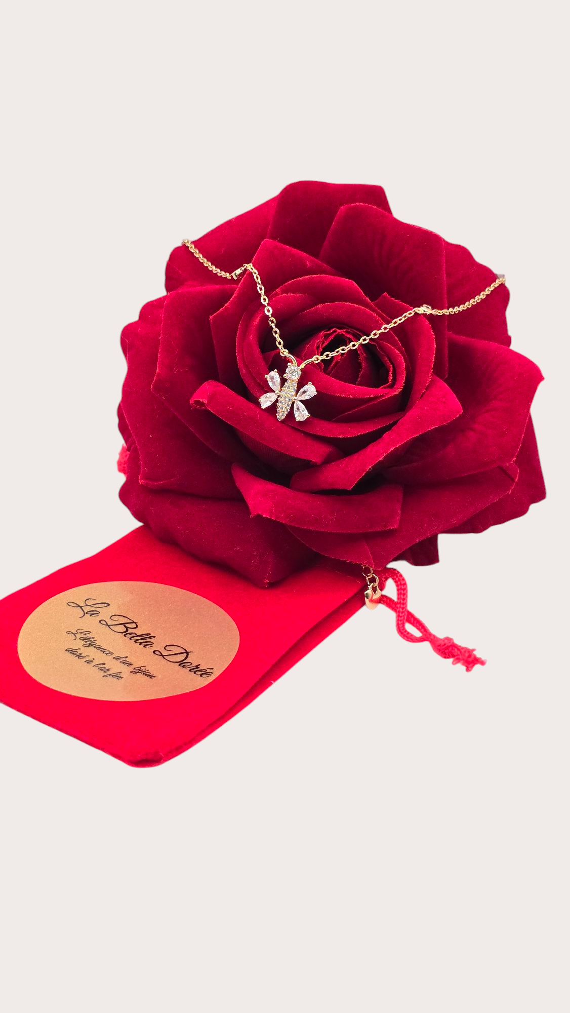 Collier L'Abeille - Doré à l'or fin - La Bella Dorée