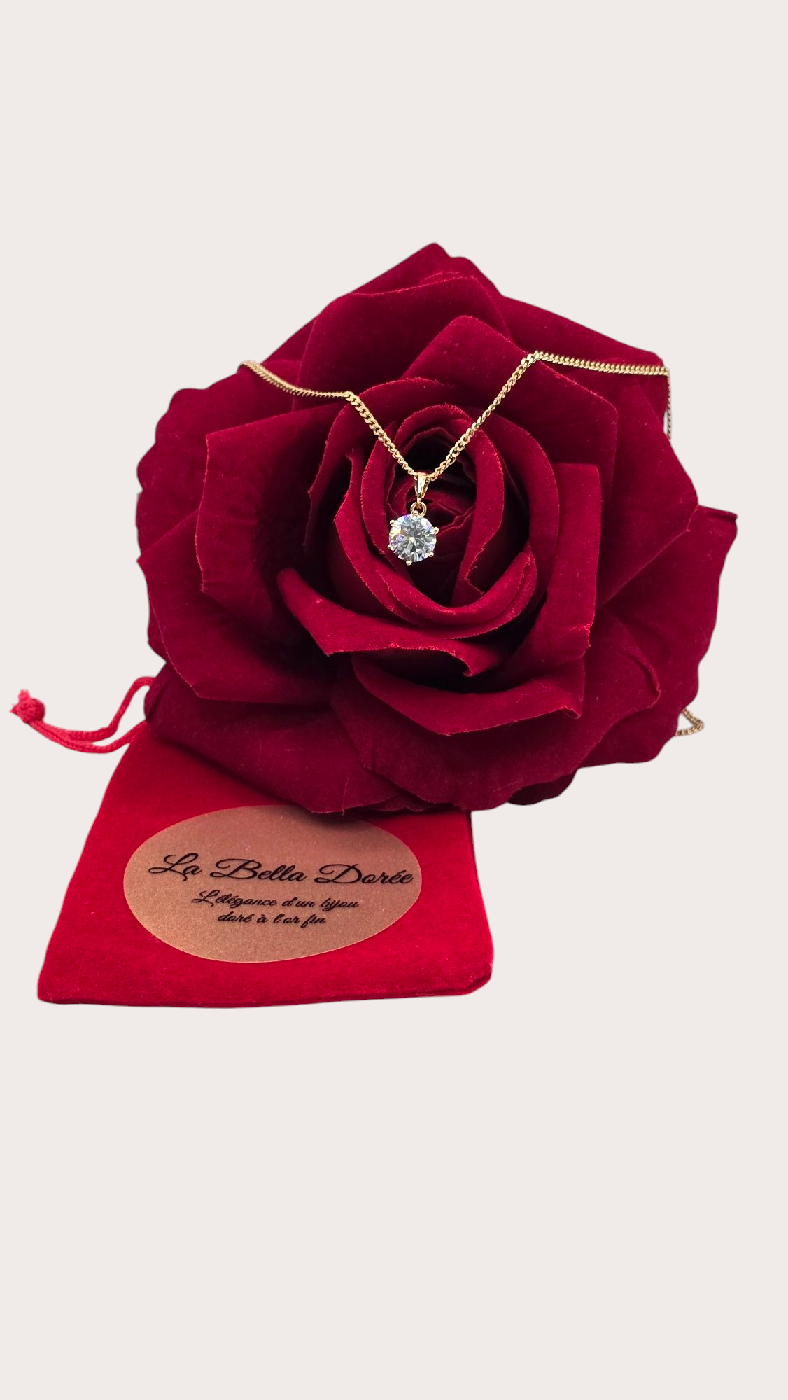 Collier Élégance Éclatante - Doré à l'or fin - La Bella Dorée