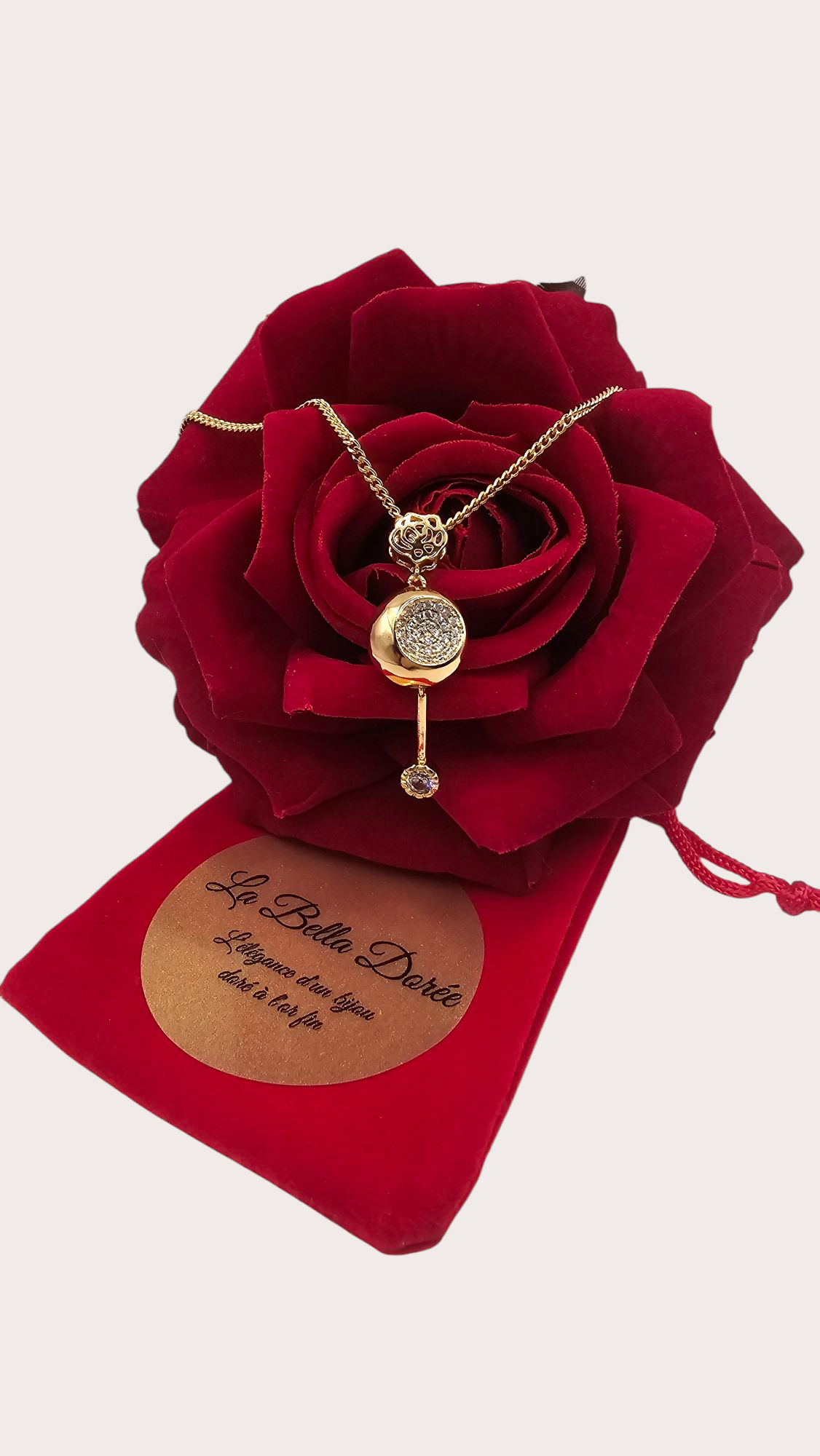 Collier Équilibre Divin - Doré à l'or fin - La Bella Dorée